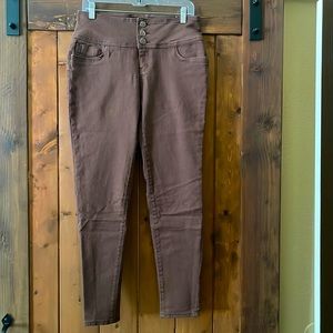 Womens High Rise Skinny Pants